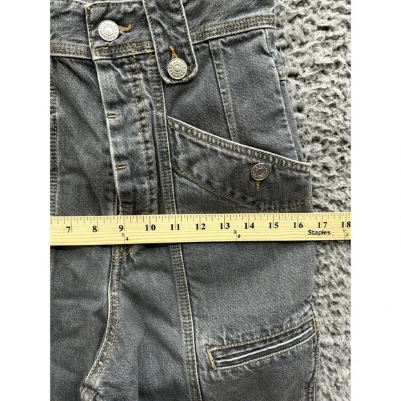 ISABEL MARANT Gray High Rise Neko Trouser Jeans Pants Size 34 (24x30)
